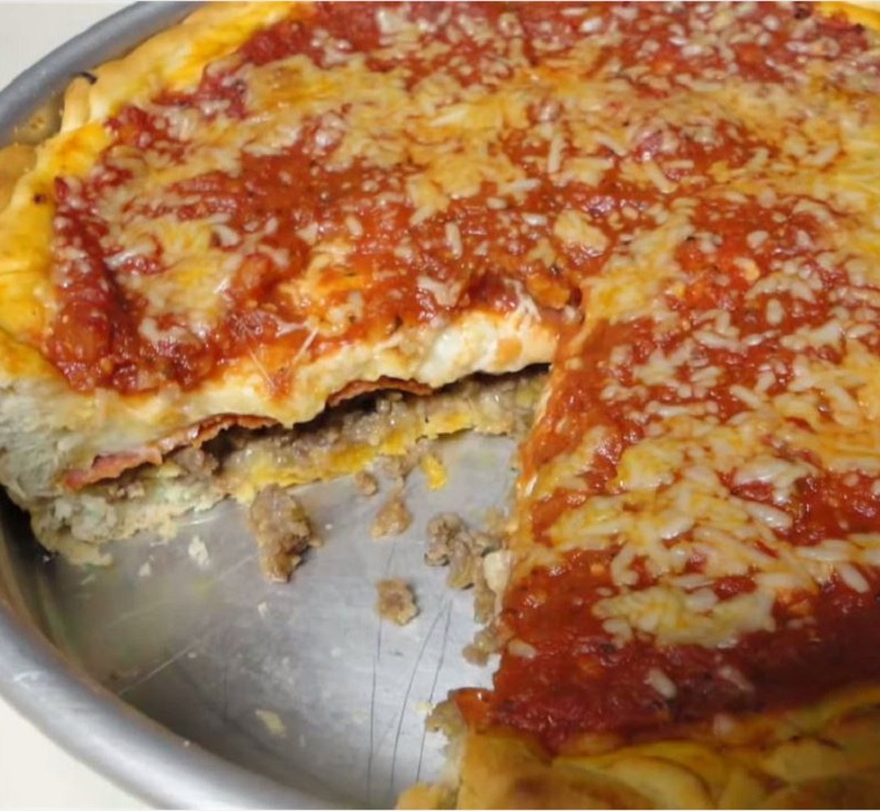 Chicago-Style Stuffed Pizza Recipe