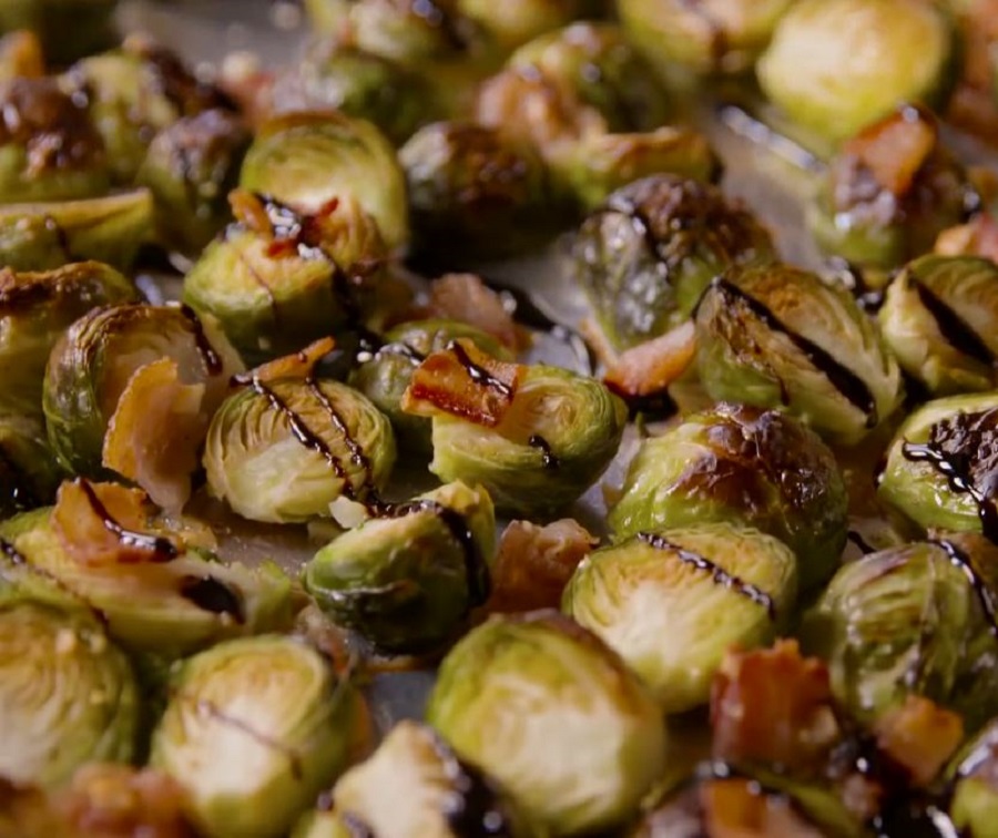 Bacon Balsamic Brussels Sprouts Recipe