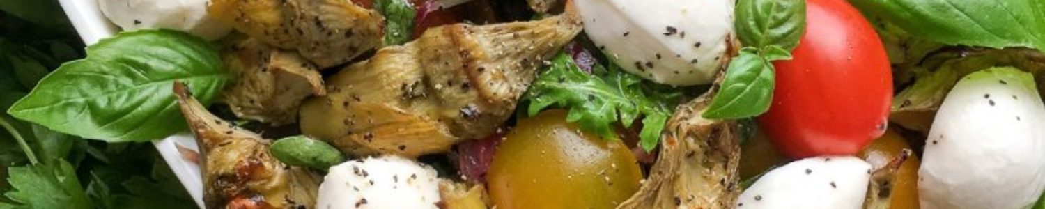 Roasted Artichoke and Mozzarella Salad Recipe