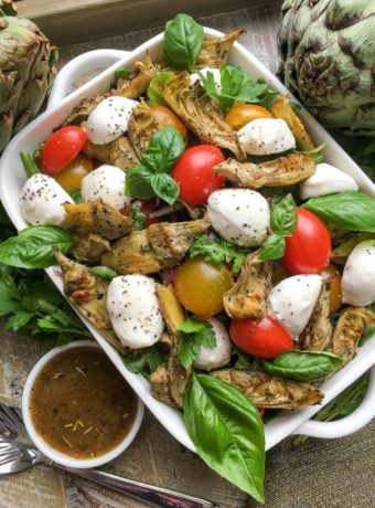 Roasted Artichoke and Mozzarella Salad Recipe