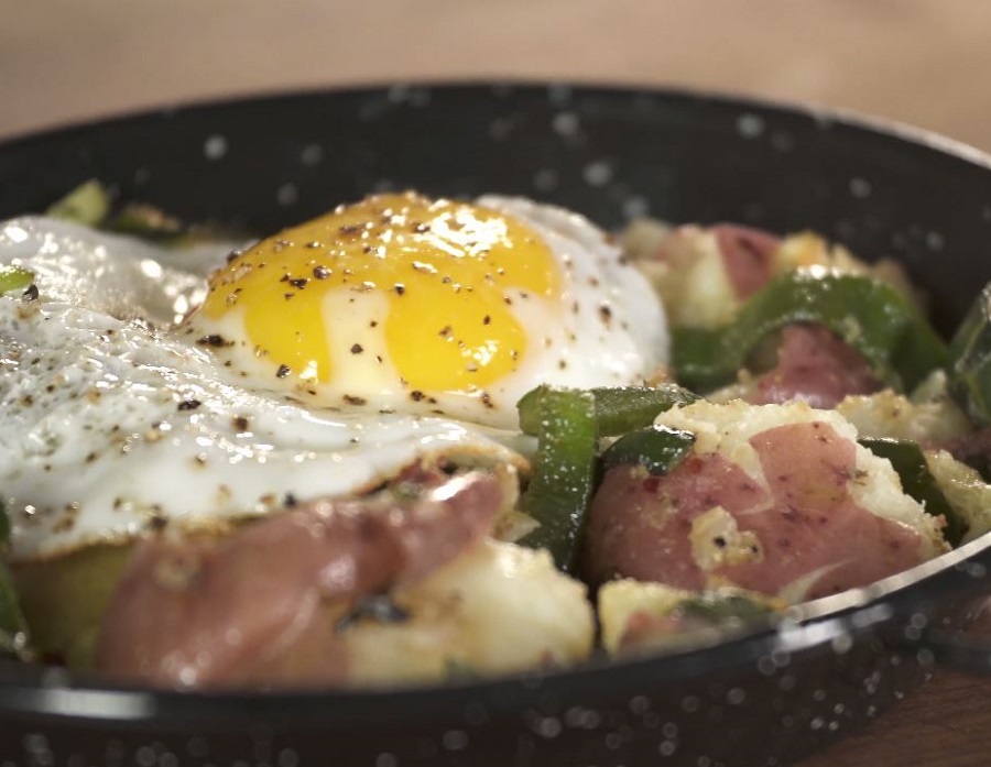 Potato Breakfast Hash with Poblano Peppers Recipe