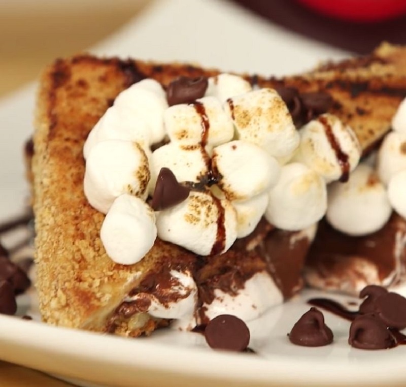 S'mores French Toast with Nutella Recipe