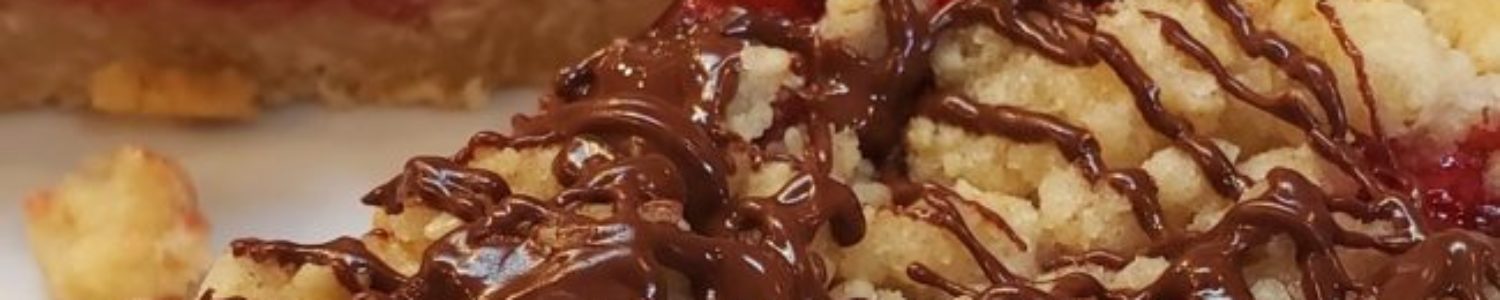Chocolate-Drizzled Cherry Bars Recipe Det
