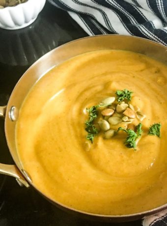 Slow Cooker Curried Butternut Squash Soup Recipe